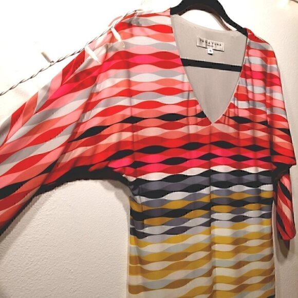 Trina Turk Women's 4 Colorful Soft Patterned Dress - Picture 6 of 10
